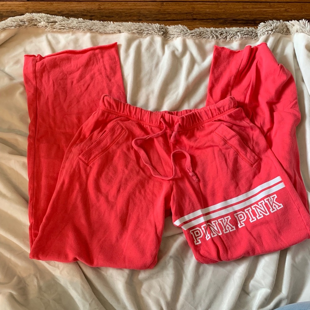 Pink sweatpants